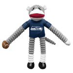Seattle Seahawks Sock Monkey Pet Toy