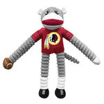 Washington Redskins Sock Monkey Pet Toy