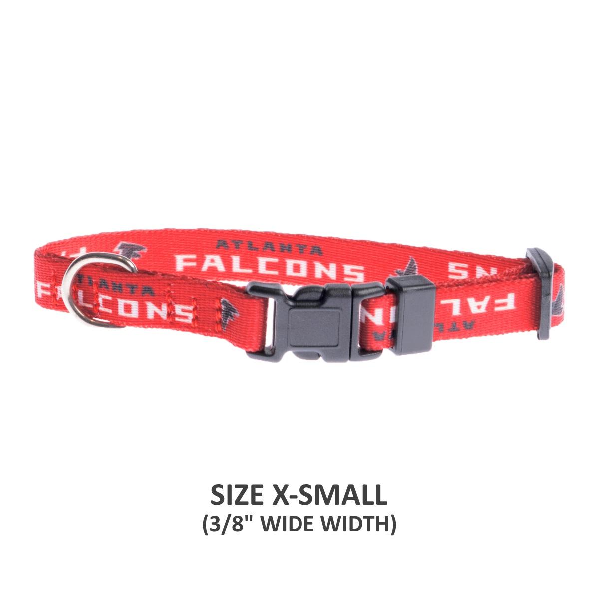 Atlanta Falcons Pet Nylon Collar - XS - staygoldendoodle.com