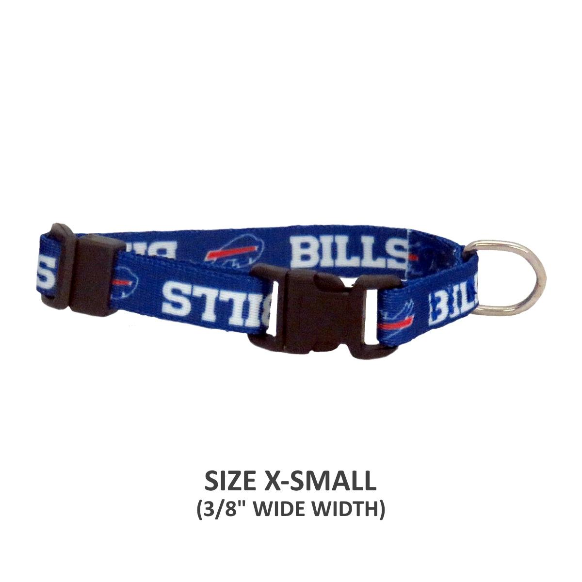 Buffalo Bills Pet Nylon Collar - XS - staygoldendoodle.com