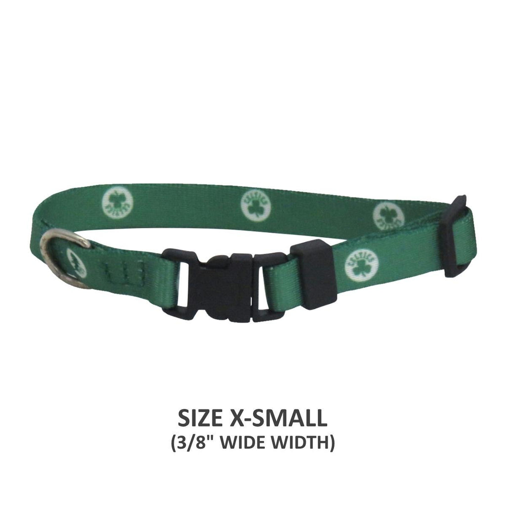 Boston Celtics Pet Nylon Collar - XS - staygoldendoodle.com