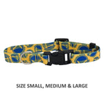 Golden State Warriors Pet Nylon Collar - Small - staygoldendoodle.com