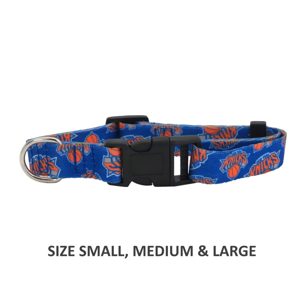 New York Knicks Pet Nylon Collar - Medium