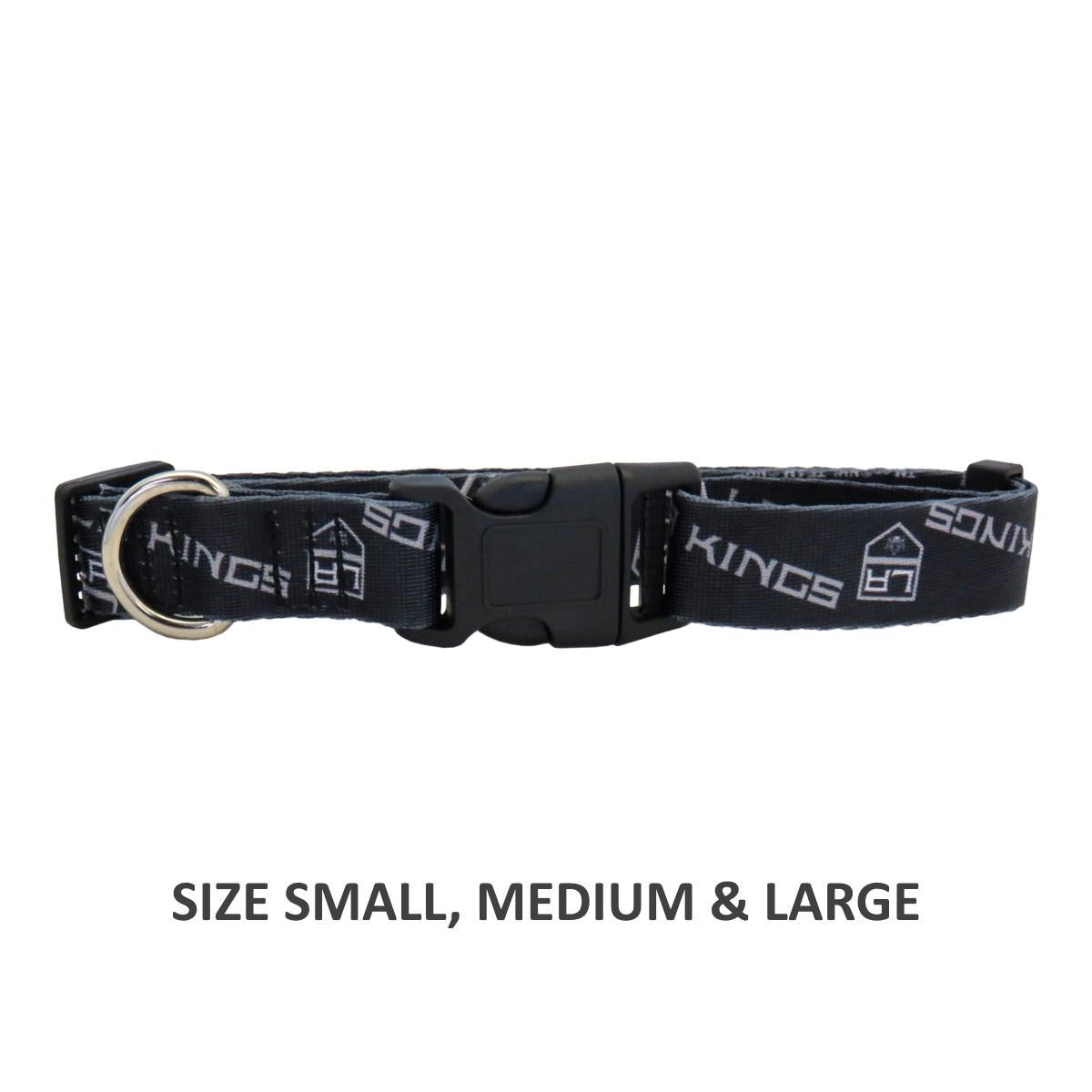 Los Angeles Kings Pet Nylon Collar - Small - staygoldendoodle.com