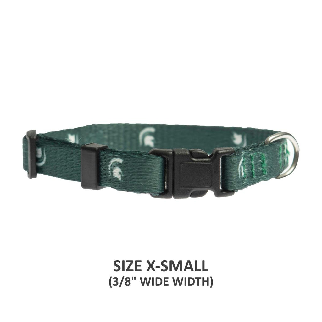 Michigan State Spartans Pet Nylon Collar - staygoldendoodle.com