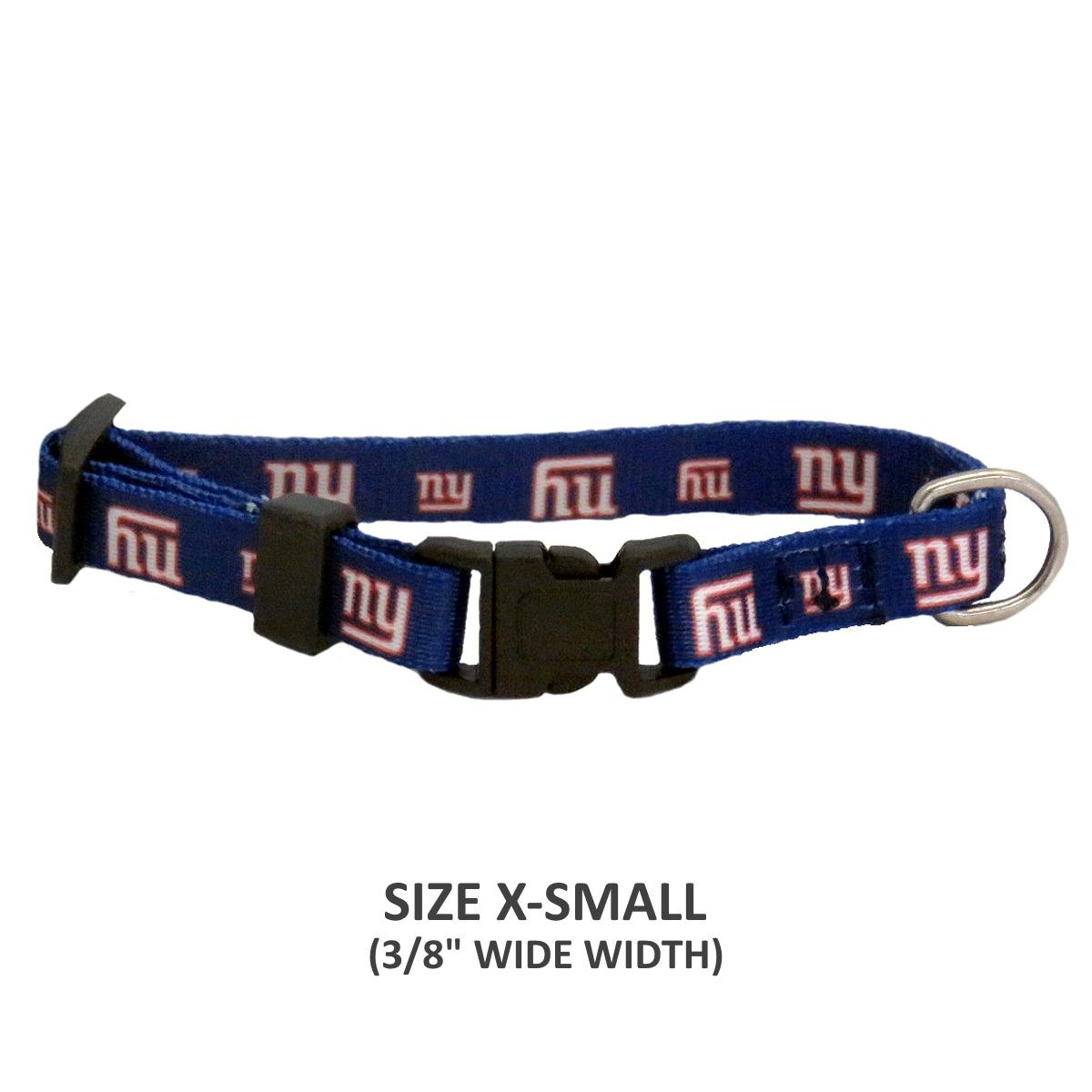 New York Giants Pet Nylon Collar - staygoldendoodle.com
