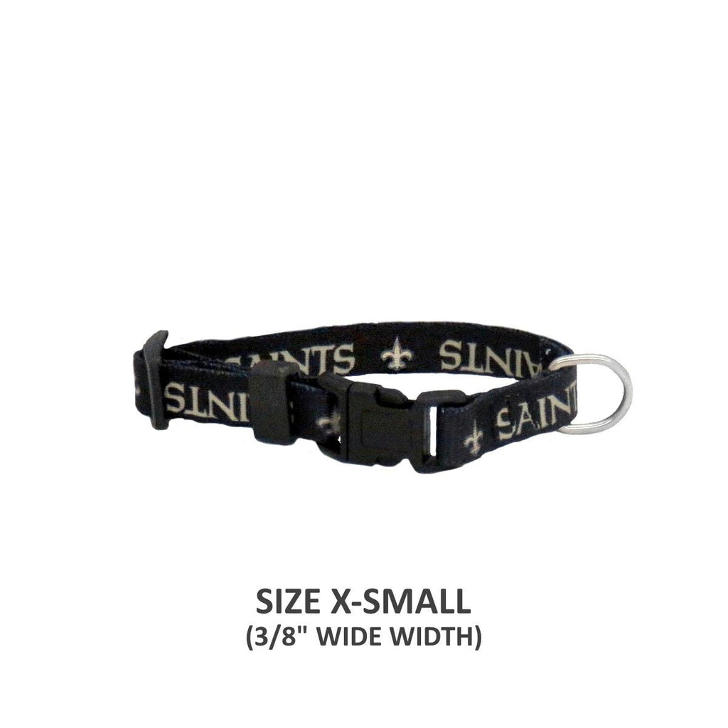 New Orleans Saints Pet Nylon Collar - staygoldendoodle.com