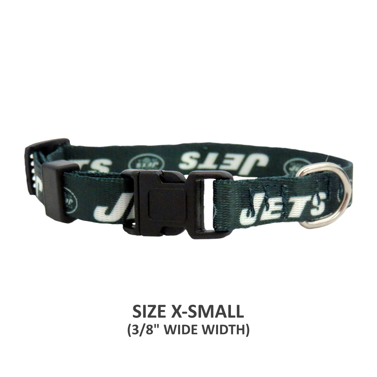 New York Jets Pet Nylon Collar - XS