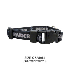 Oakland Raiders Pet Nylon Collar - staygoldendoodle.com