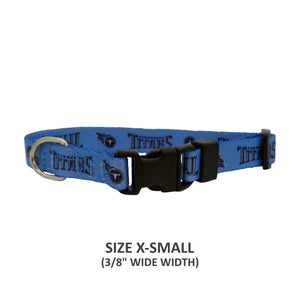 Tennessee Titans Pet Nylon Collar - staygoldendoodle.com