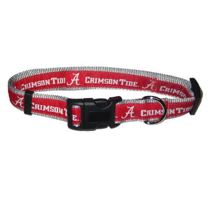 Alabama Crimson Tide Pet Collar by Pets First - Large