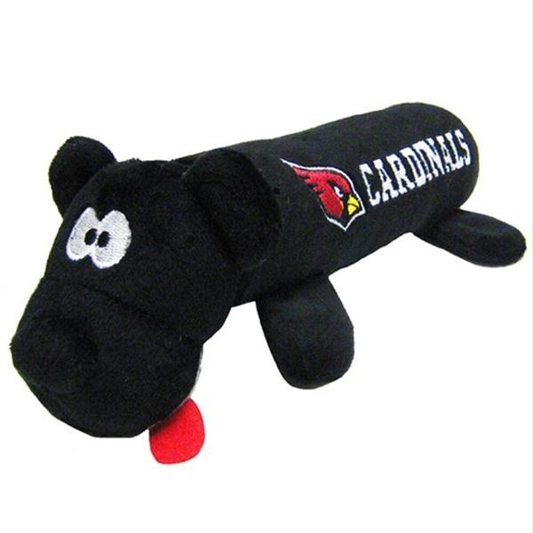 Arizona Cardinals Plush Tube Pet Toy - staygoldendoodle.com