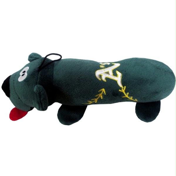 Oakland A's Plush Tube Pet Toy - staygoldendoodle.com