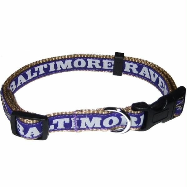 Baltimore Ravens Pet Collar by Pets First - staygoldendoodle.com