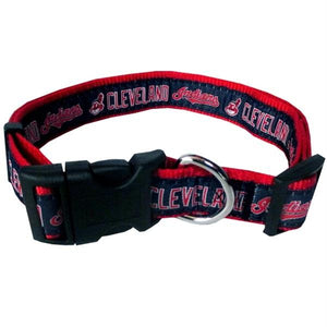 Cleveland Indians Pet Collar - staygoldendoodle.com