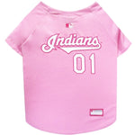 Cleveland Indians Pink Pet Jersey - staygoldendoodle.com