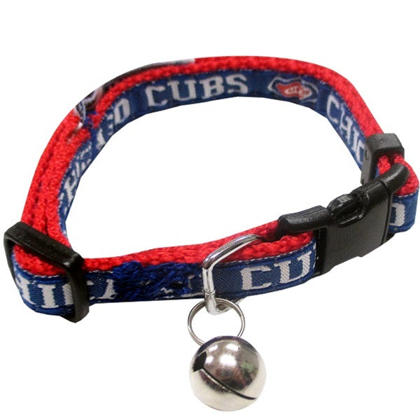 Chicago Cubs Breakaway Cat Collar - staygoldendoodle.com