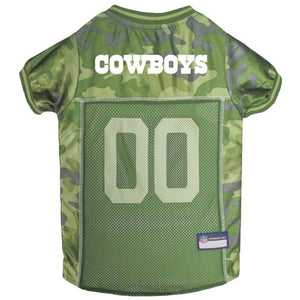 Dallas Cowboys Pet Camo Jersey - staygoldendoodle.com