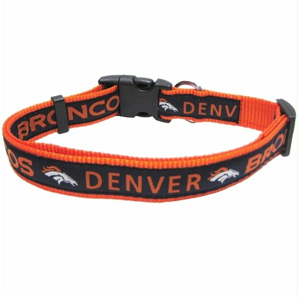 Denver Broncos Pet Collar - staygoldendoodle.com