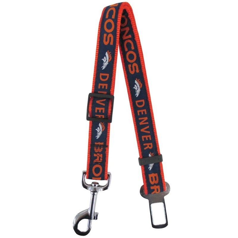 Denver Broncos Pet Seat Belt Restraint - staygoldendoodle.com