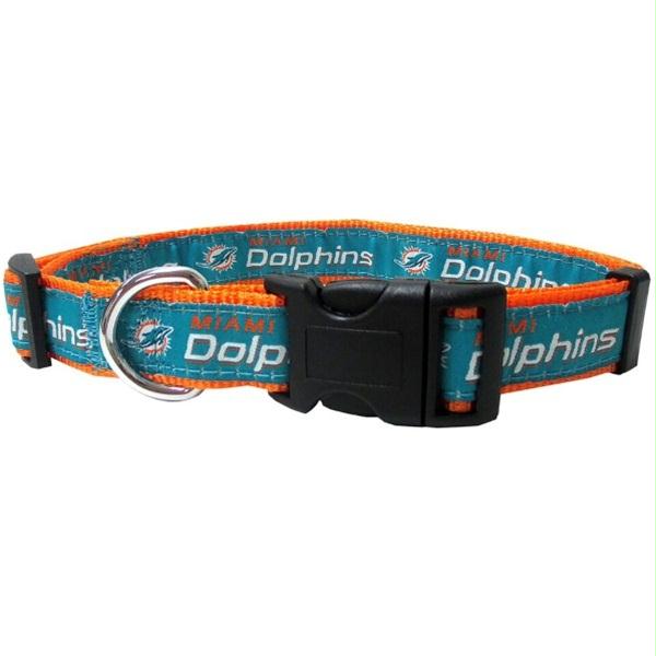 Miami Dolphins Pet Collar - staygoldendoodle.com