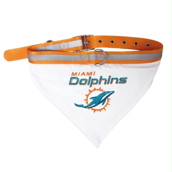 Miami Dolphins Pet Collar Bandana - staygoldendoodle.com