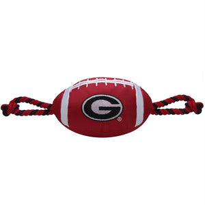 Georgia Bulldogs Pet Nylon Football - staygoldendoodle.com