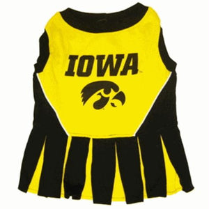 Iowa Hawkeyes Cheerleader Dog Dress - staygoldendoodle.com