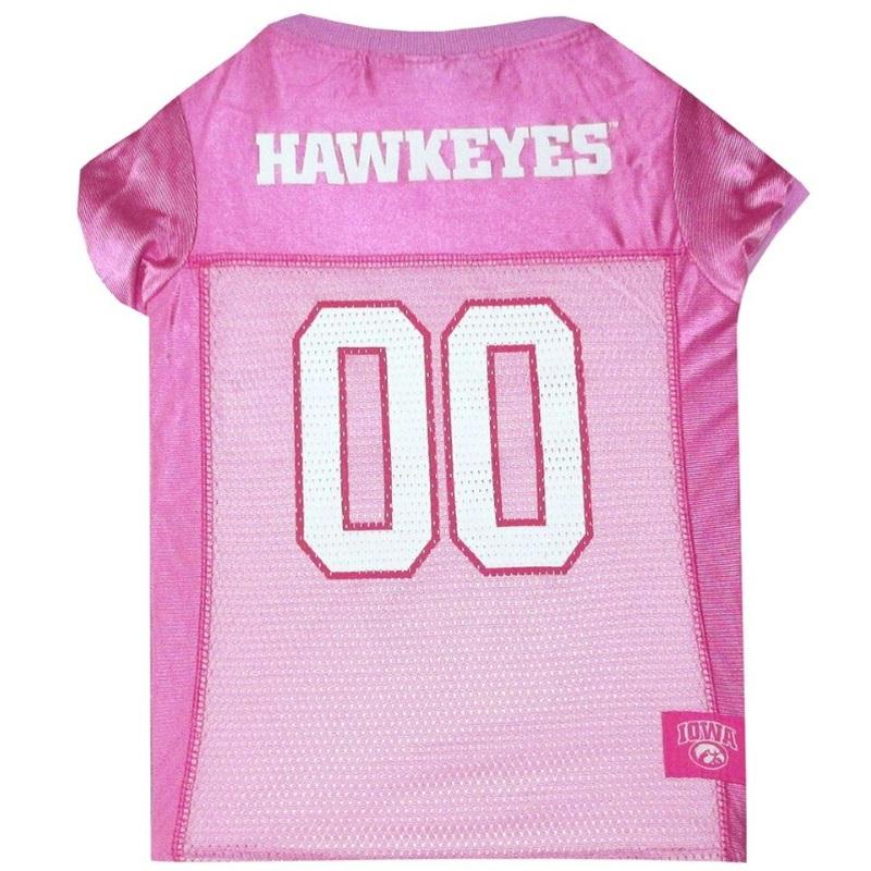 Iowa Hawkeyes Pink Pet Jersey - staygoldendoodle.com