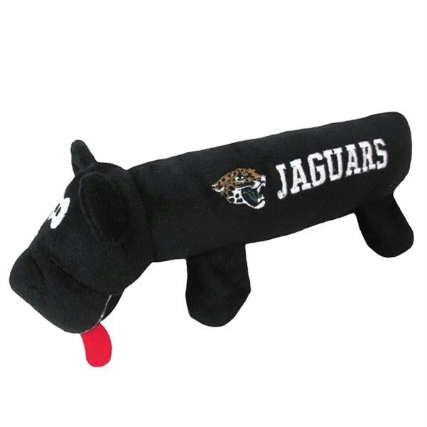 Jacksonville Jaguars Plush Tube Pet Toy - staygoldendoodle.com