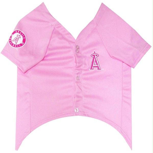Los Angeles Angels Pink Pet Jersey - staygoldendoodle.com