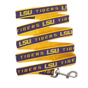 LSU Tigers Pet Leash - staygoldendoodle.com