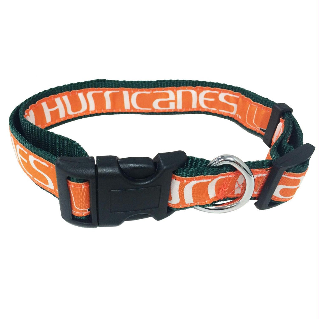 Miami Hurricanes Pet Collar by Pets First - staygoldendoodle.com