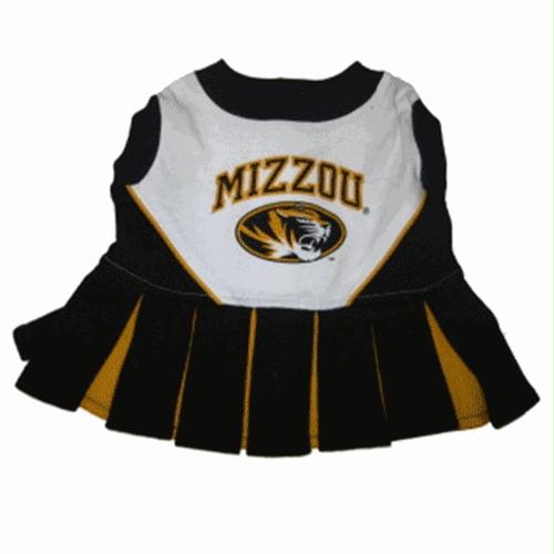 Missouri Tigers Cheerleader Dog Dress - staygoldendoodle.com