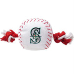 Seattle Mariners Nylon Baseball Rope Tug Toy - staygoldendoodle.com