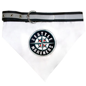 Seattle Mariners Pet Collar Bandana - Small
