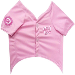 Washington Nationals Pink Pet Jersey - staygoldendoodle.com