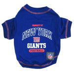 New York Giants Dog T-Shirt - staygoldendoodle.com