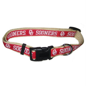 Oklahoma Sooners Pet Collar - staygoldendoodle.com