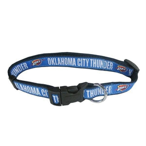 Oklahoma City Thunder Pet Collar - staygoldendoodle.com