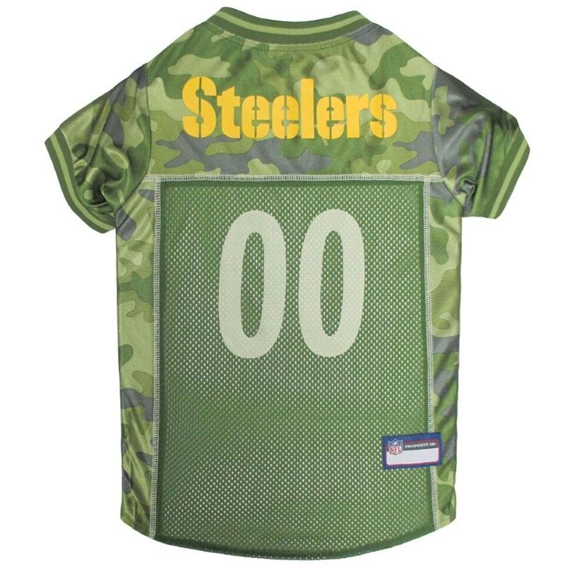Pittsburgh Steelers Pet Camo Jersey - staygoldendoodle.com