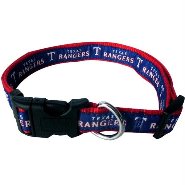 Texas Rangers Pet Collar by Pets First - staygoldendoodle.com