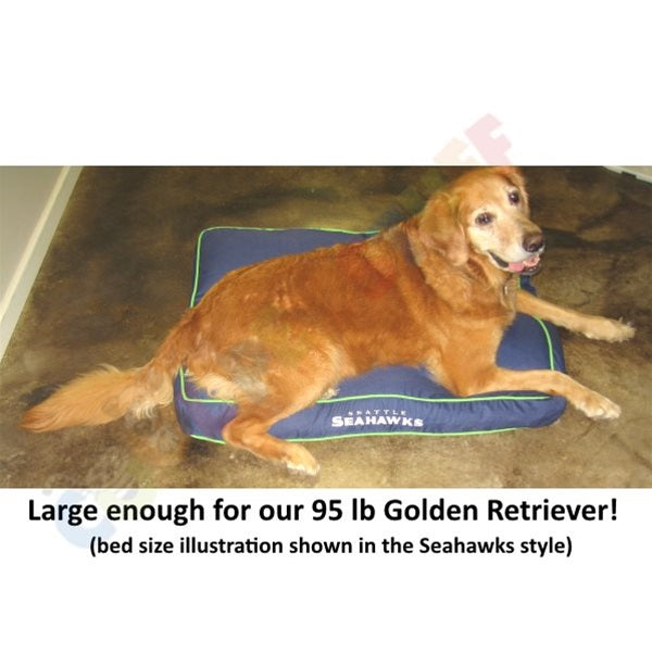 Seattle Seahawks Pet Rectangle Bed