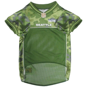 Seattle Seahawks Pet Camo Jersey - staygoldendoodle.com