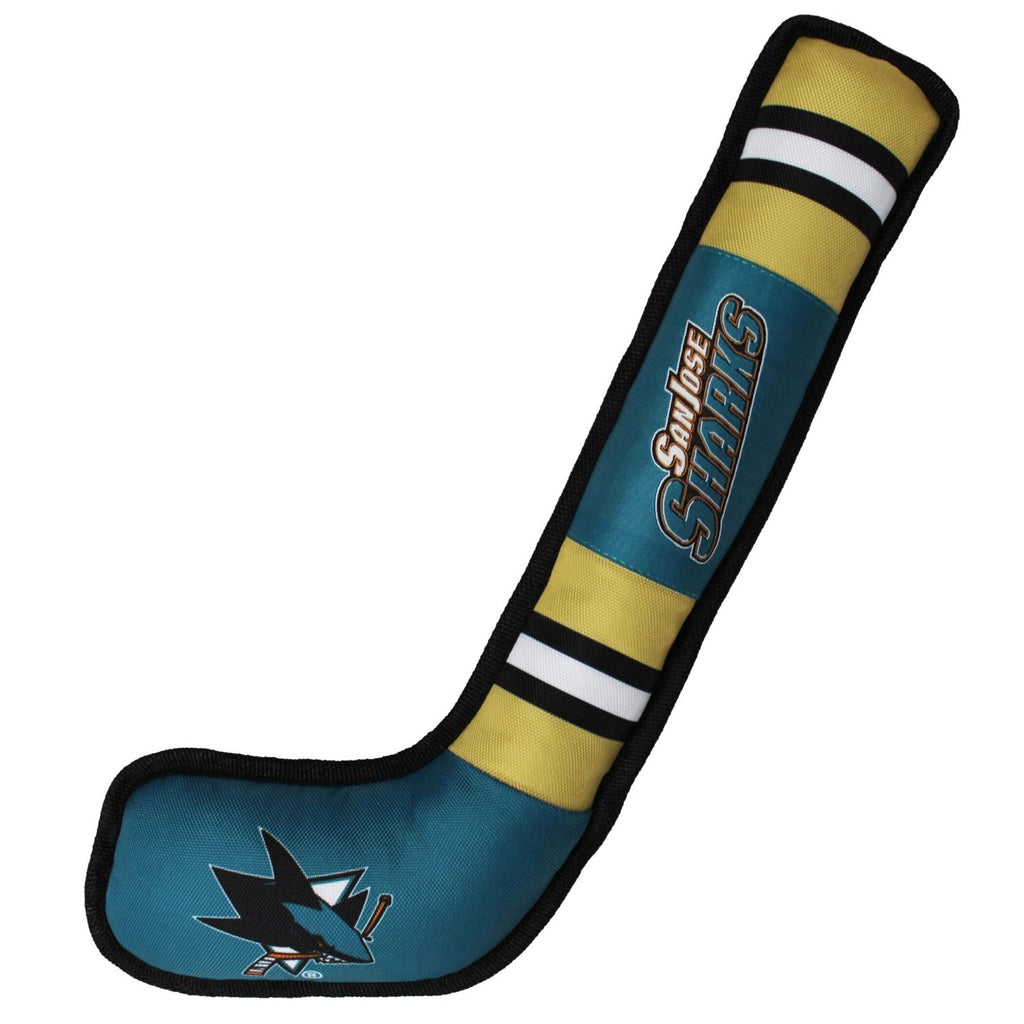 San Jose Sharks Pet Nylon Hockey Stick - staygoldendoodle.com