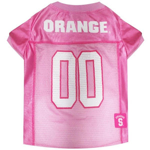 Syracuse Orange Pink Pet Jersey - staygoldendoodle.com