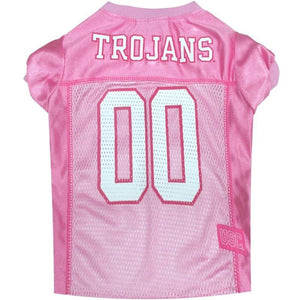 Southern Cal Trojans Pink Pet Jersey - staygoldendoodle.com