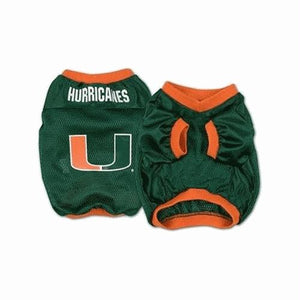 Miami Hurricanes Dog Jersey - Alternate Style - staygoldendoodle.com