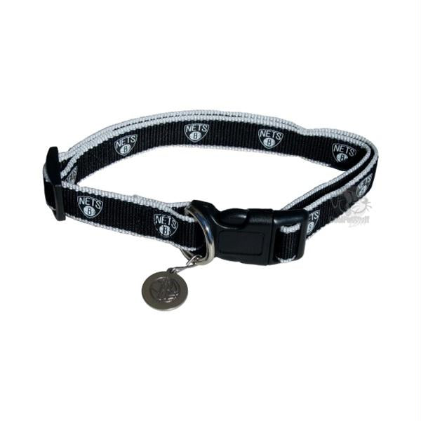 Brooklyn Nets Reflective Pet Collar - staygoldendoodle.com
