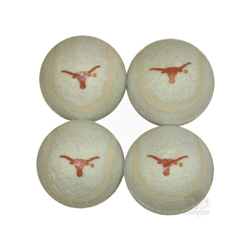 Texas Longhorns Tennis Ball 4-Pak - staygoldendoodle.com
